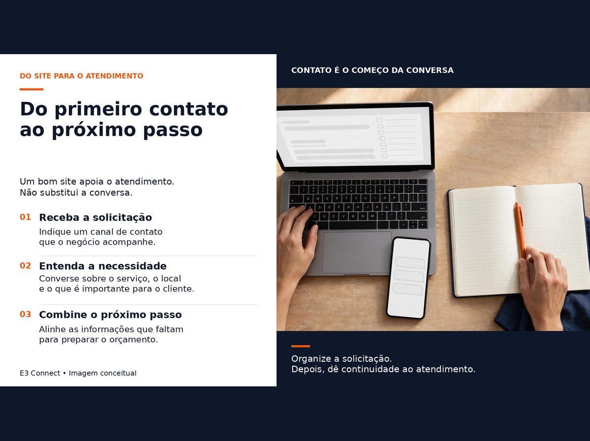 Do primeiro contato ao próximo passo